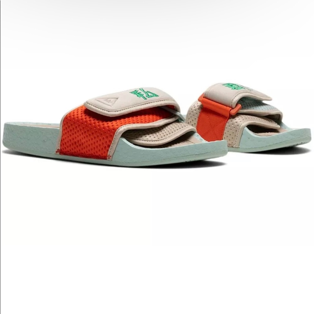 ADIDAS PHARRELL WILLIAMS NIGO FREINDSHIP PACK CHANCLETAS HU SLIDES S42575 US 7